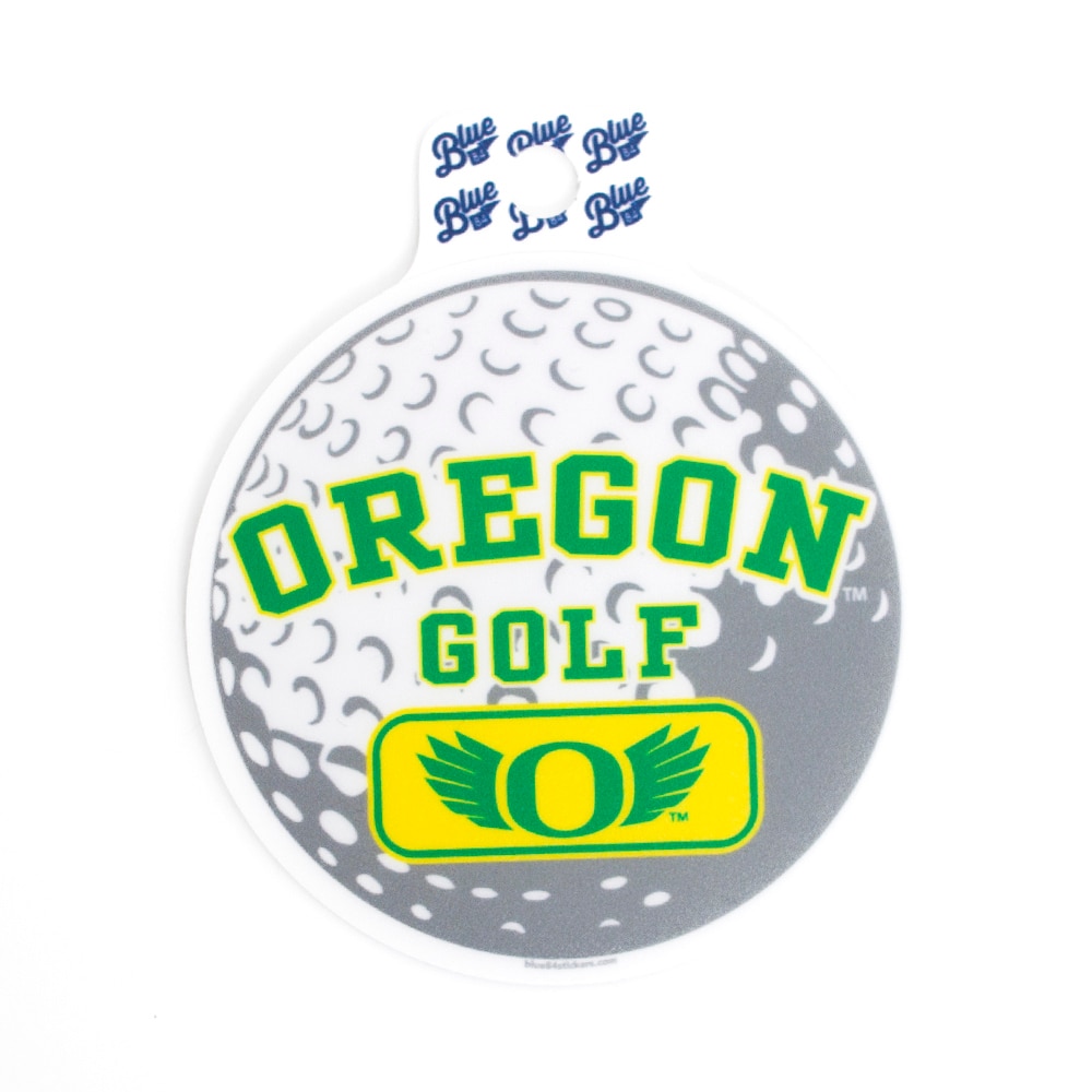 O Wings, Blue 84, White, Stickers, Gifts, 3"x4", Golf, Golf ball design, 754019